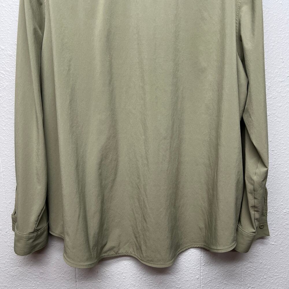 Eddie Bauer Button Front Womens Shirt 2XL Lightweight Outdoor Hiking Fishing - Picture 8 of 11